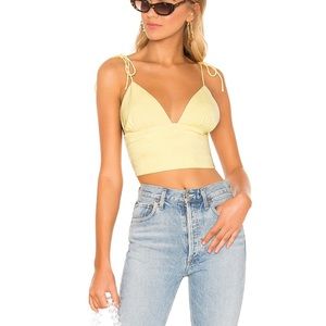 Superdown Petunia Tie Strap Top